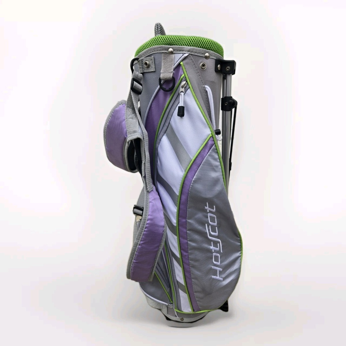 Tommy Armour Hotscot Kids Youth Golf Club Stand Bag Neon