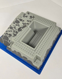 LEGO Baseplate Raised (2552px3) From 6276 Eldorado Fortress & 6277 Imperial Post
