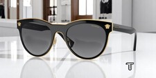 VERSACE VE2198 1002T3 Black Polarized Grey Gradient 54 mm Women's Sunglasses