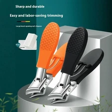 1Pcs Slanted Nail Clippers Wide Jaw Opening Slanted Curved Nail Cutter Trimmers