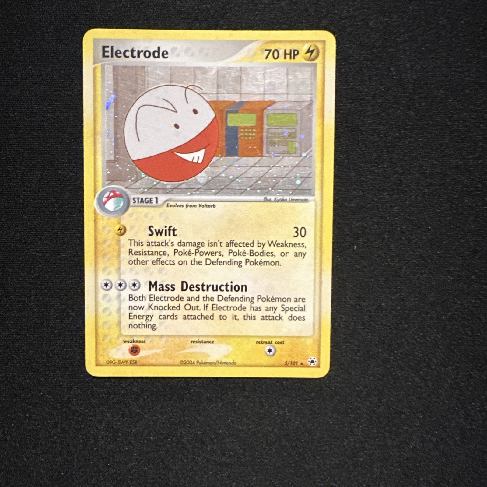 Electrode Holo 5/101 EX Hidden Legends Pokemon Card