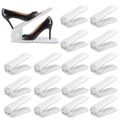 YIHATA Shoe Slots Organizer Adjustable Shoe Stacker Storage Space Saver Doubl...