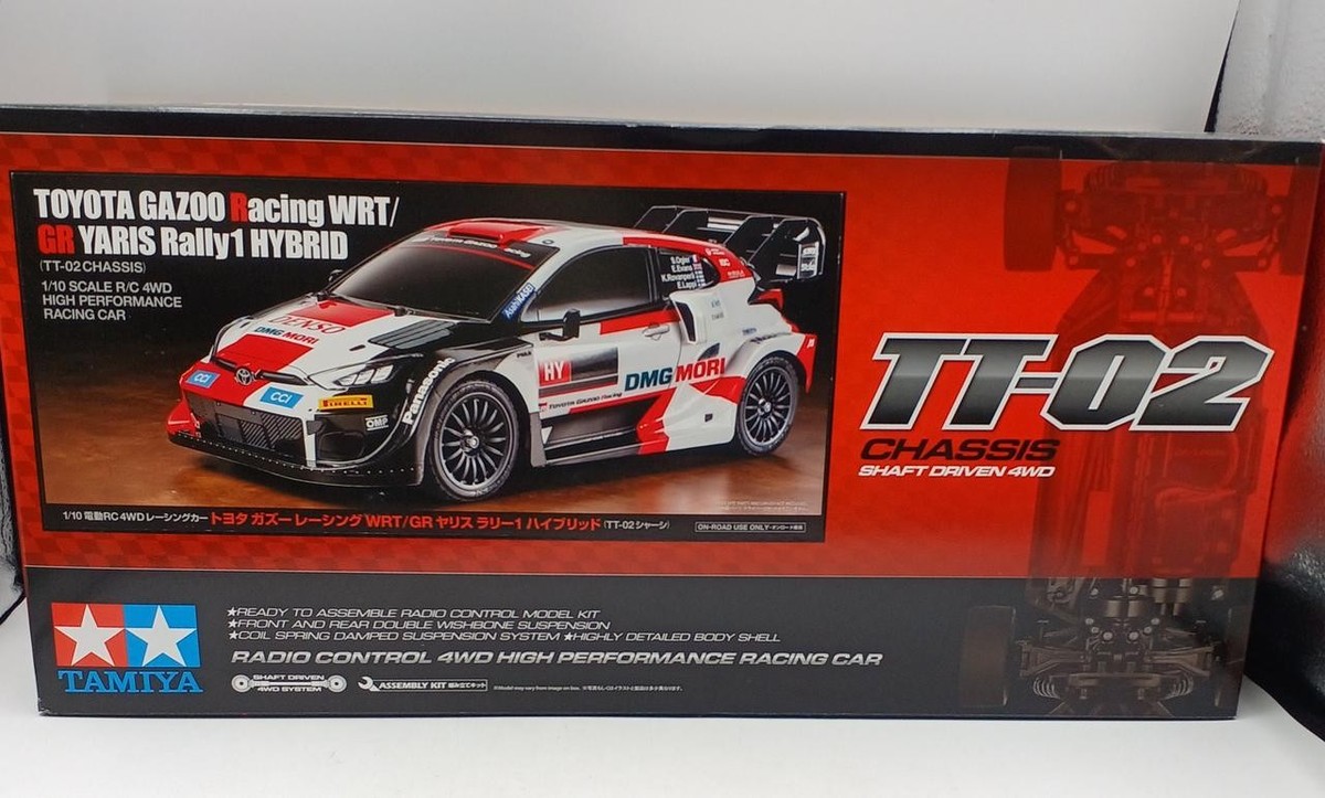 Used) Tamiya 1/10 RC Car TT-02 Toyota GAZOO Racing WRT/GR Yaris