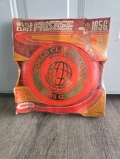 Vintage Wham-O World Class Frisbee 165 Gram - Orange 10.75"