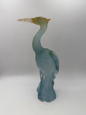 Daum France & Héron in glass paste