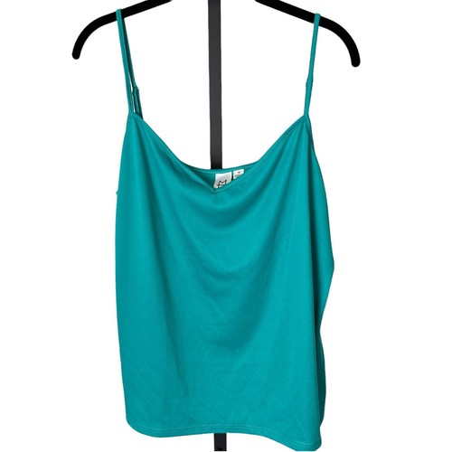 Marc Bouwer Chiffon Top Green 1X - Picture 5 of 7