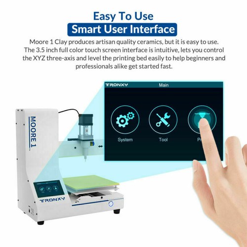 Tronxy Moore1 Keramik-3D-Drucker 180x180x180mm Schneckenantrieb ohne Kompressor - Afbeelding 6 van 10