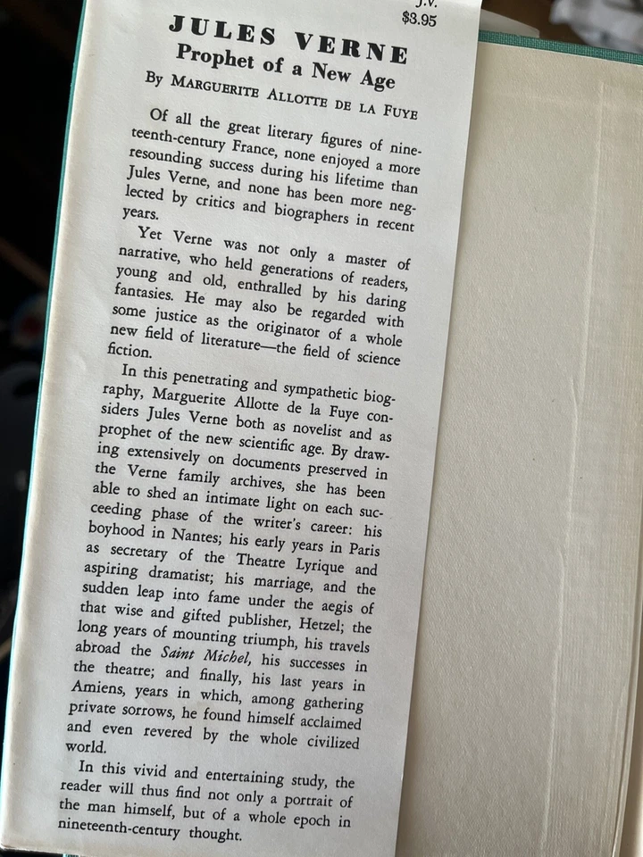 2 Vol 1950s Jules Verne 20,000 Leagues Prophet of a New Age Foto 3 de 3