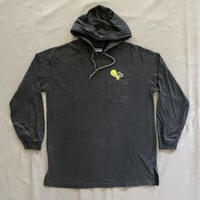 Vintage 1990s Classic Looney Tunes Collection Tweety Hoodie Womens XL Black Thin