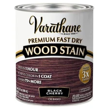 Varathane Quart Black Cherry Fast Dry Wood Stain for Interior Furniture 275 s...