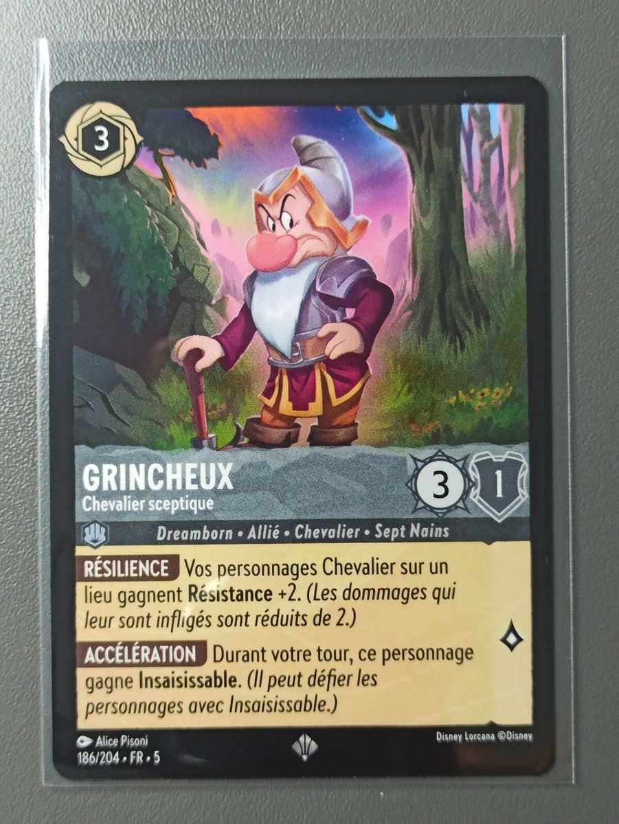 LORCANA FR Card - Chapter 5 186/204 Grumpy - Super Rare Non Foil New | eBay