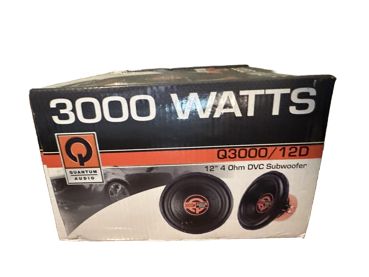 Quantam audio subwoofer 03000/12D 12