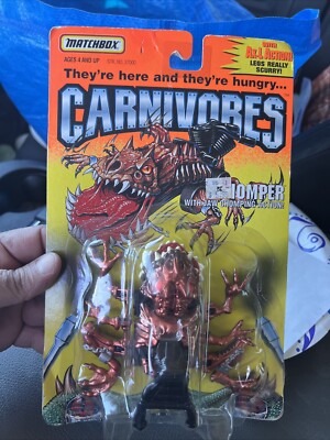 VTG 1994 Matchbox Carnivores Chomper Jaw Chomping Action Legs Scurry RARE 
