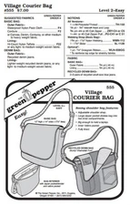 Village Courier Bag Messenger Bag Purse #555 Sewing Pattern (Pattern Only) gp555