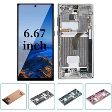 Small OLED For Samsung Galaxy S22 Ultra S908U/U1 LCD Display Screen Replacement