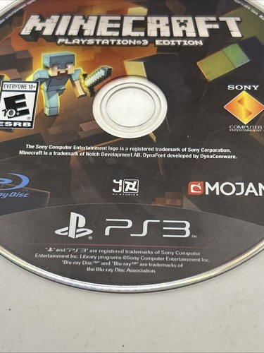 2014 Minecraft PS3 Edition (PlayStation 3) DISC ONLY TESTED WORKS OPEN WORLD - Picture 5 of 6
