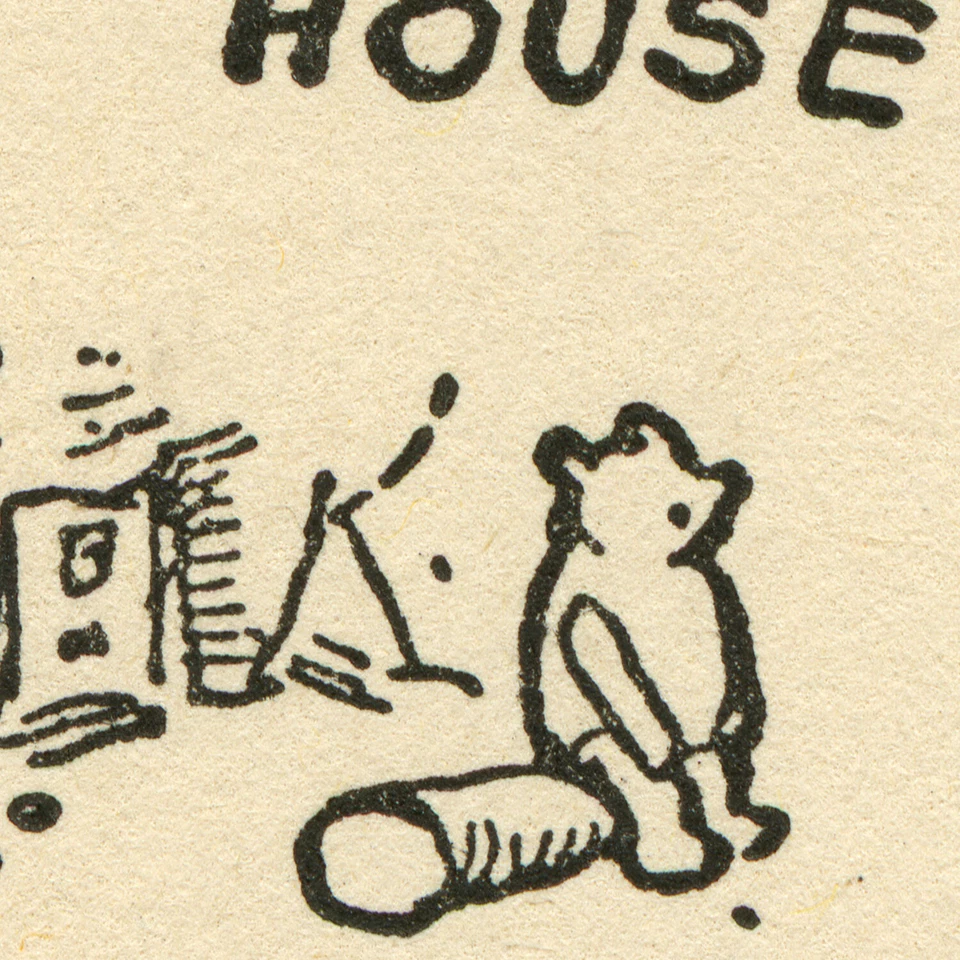 Винни-Пух 100 акров деревянная карта плакат (до 24 «x 36») - искусство - книга - печать - Изображение 3 из 4