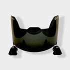 Precision Football Helmet Visor, Midnight Black