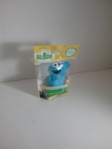 Sesame Street PVC 3" Figure/Cake Topper Cookie Monster New in Sealed Package  - Afbeelding 1 van 7