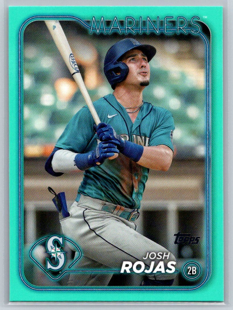 2024 Topps Series Two #487 Josh Rojas Seattle Mariners Aqua