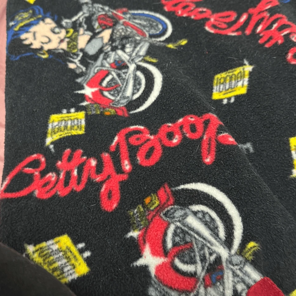 Sentimental-Bboop Betty Boop Moto Niña Hecho a Mano Corbata Manta Usada Foto 4 de 4