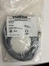 TURCK RK 4.4T-5/LC EUROFAST MOLDED CORDSET 250V 4AMP 5 PIN CONNECTOR 5 METERS