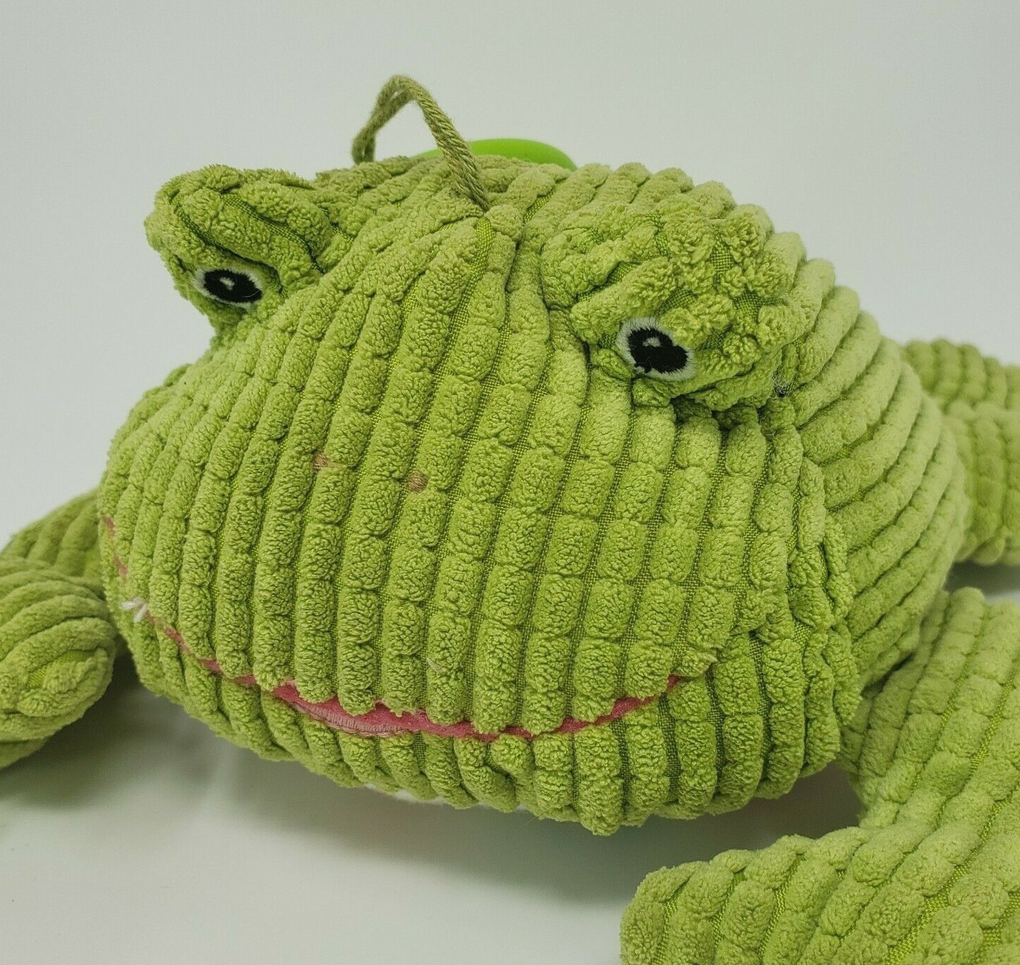 MAISON CHIC BABY GREEN FROG TEETHER INFANT STUFFED ANIMAL PLUSH TOY W ...