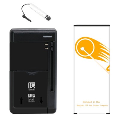 For Samsung Galaxy Note 4 4G LTE N910F 7220mAh Battery Universal Charger Stylus