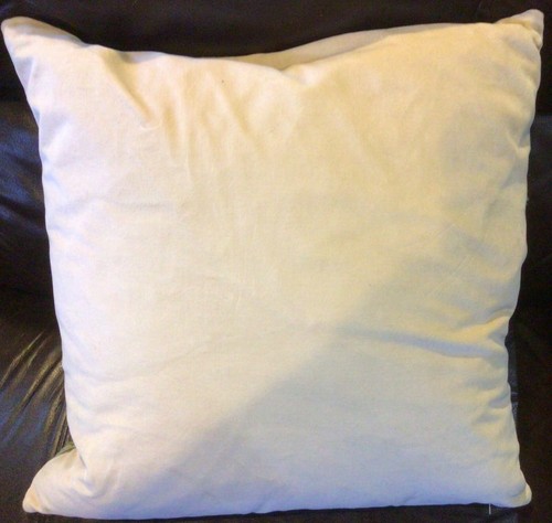 Fox Hunt Hunting Tapestry Throw Pillow Tan Back #6 - Picture 3 of 6