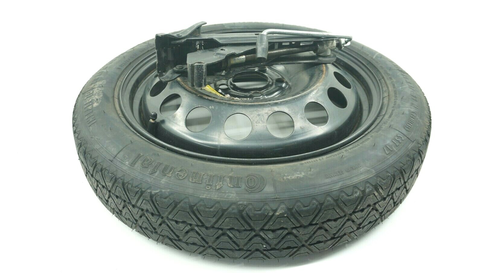 20012009 VOLVO S60 SPARE WHEEL RIM 17" TIRE 125/80 R17 W/ JACK LIFT