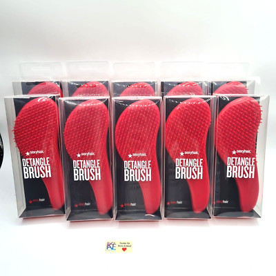 10x Sexy Hair - Detangle Brush entwirrender Kamm gegen Knoten & Verwirrungen