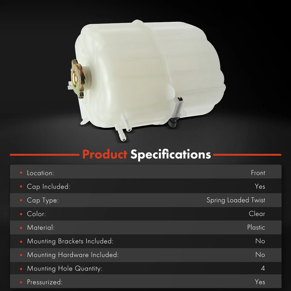 Tanque de depósito de refrigerante del motor para International Harvester 7300 7400 7500 CXT MXT Foto 2 de 4