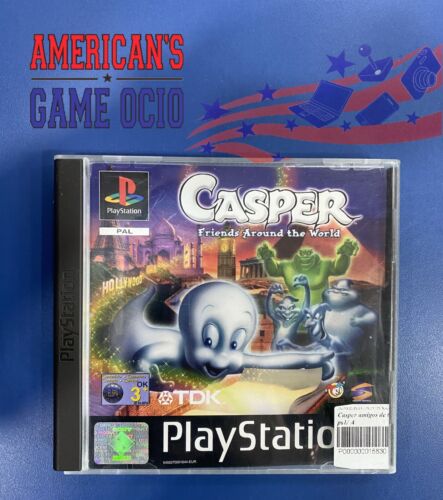 Casper: Friends Around The World PlayStation 1 Videojuegos Retro - Imagen 1 de 12