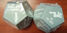 2 Portable Fitness Jumbo Foam Exercise Sports Dice Fun For Everyone