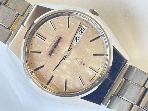 SEIKO King Quartz 4823-8050 Men's Watch Day Date Vintage Japan Working - Picture 13 of 15