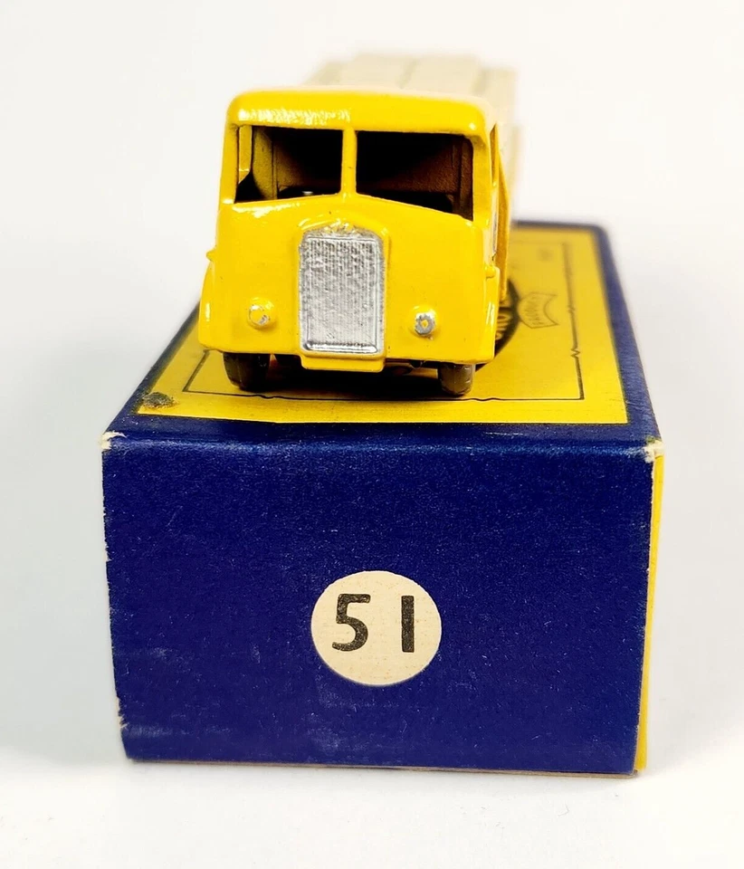 MATCHBOX LESNEY Nº Camión de cemento 51a ALBION CHIEFTAN gris ruedas caja "B" años 50 Foto 3 de 4