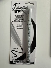 Inc. Journaling Micro Tip Brush Pens, 1-ct. Black ink. Archival Ink Calligraphy