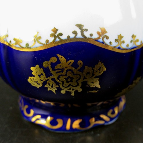 Zsolnay Porzellan Milchkännchen Serie Pompaour Kobalt Hungary Porcelain Creamer - Bild 3 von 4
