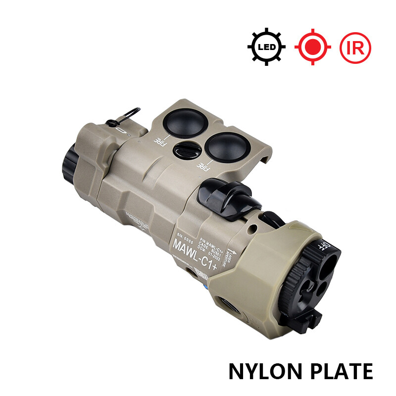 Tactical Nylon MAWL C1+ Laser Red Green Blue IR laser Strobe