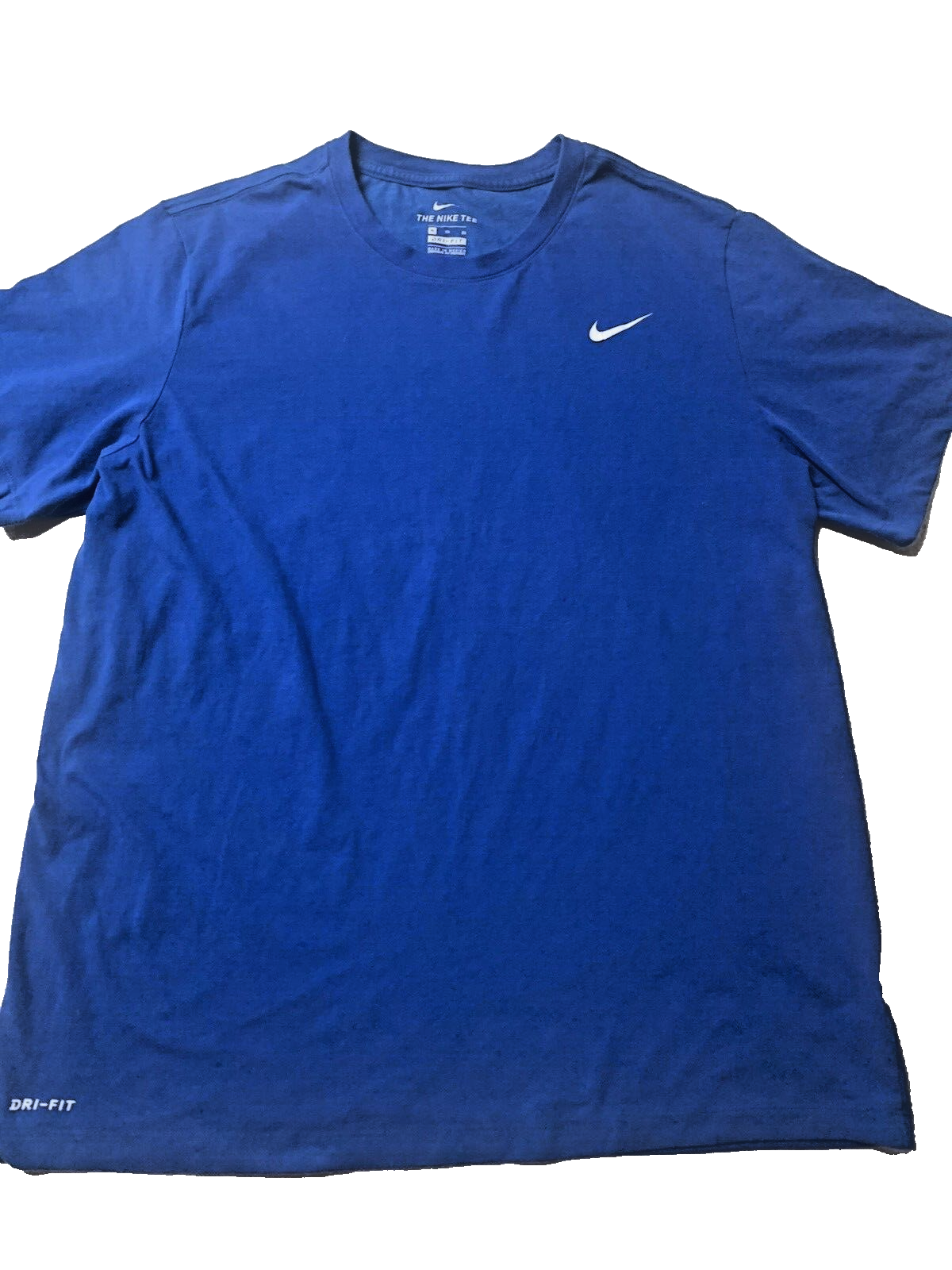 Nike Dri Fit T-Shirt Men’s XL (46 in chest) Blue Cotton Blend