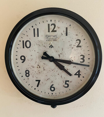 'SMITHS' MILITARY 8-DAY CLOCK UK