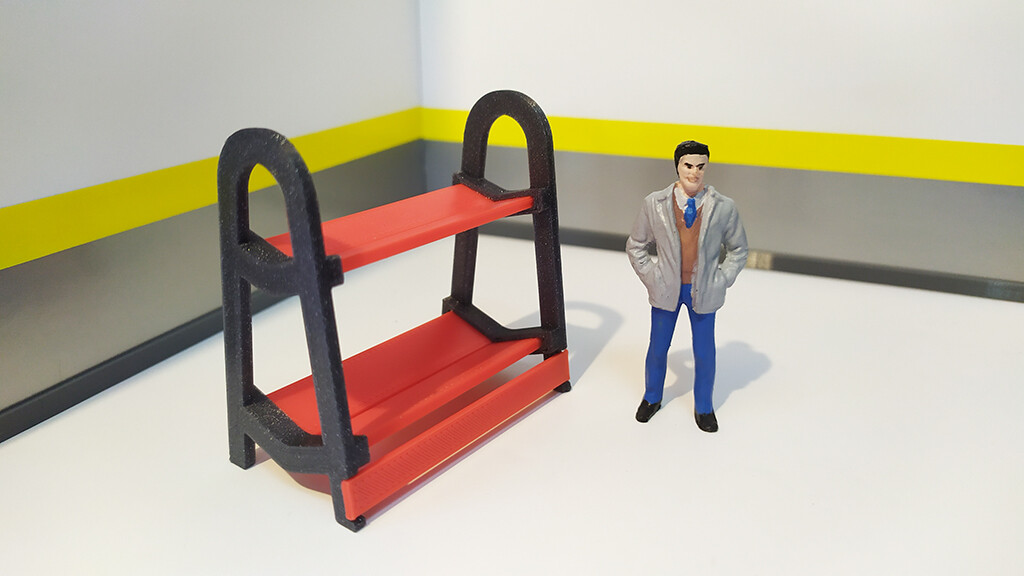 2 Soportes Stand para ruedas y neumáticos 1:32 Slot, Scalextric