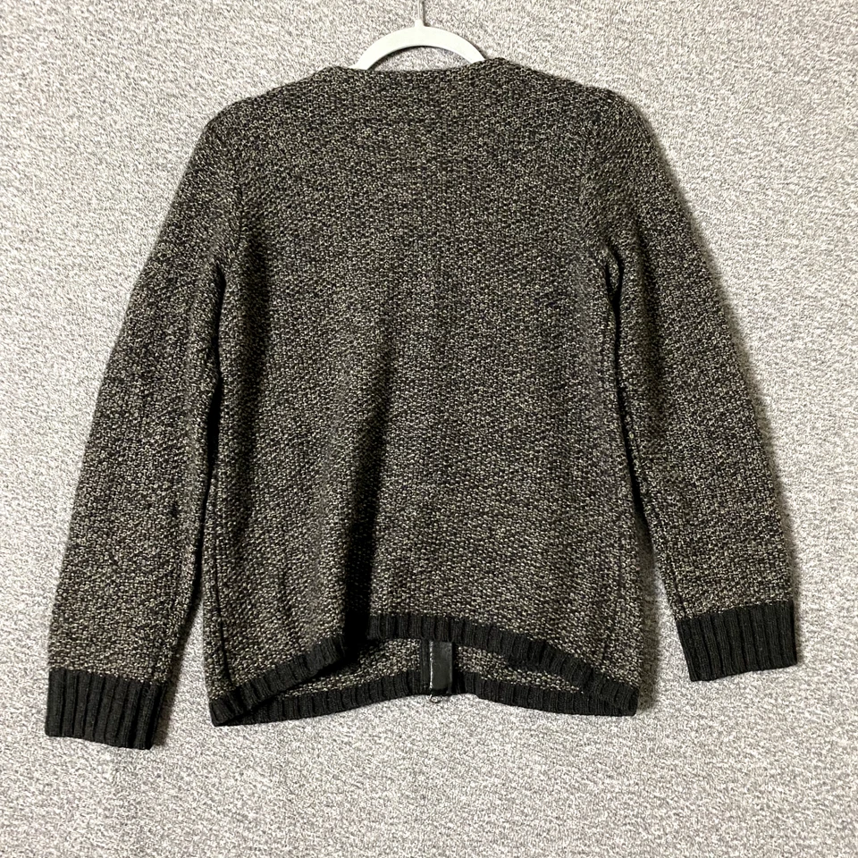 Eileen Fisher Women's Size XS Black Knit Zip Up Yak / Wool Winter Jacket - Image 2 of 4