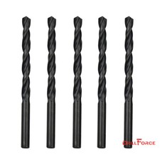 5PCS 5/16-1/2 Black Oxide HSS Jobber Length T...