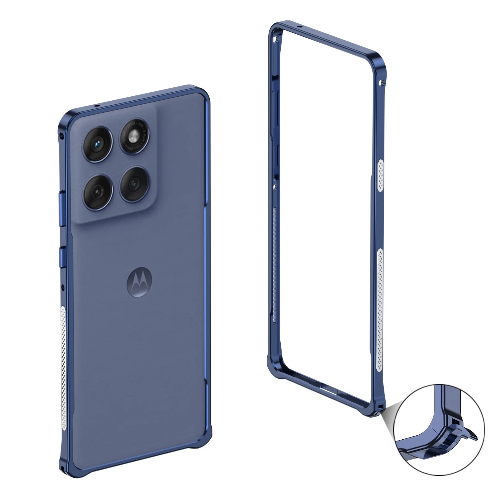 铝合金金属框架防撞盖适用于摩托罗拉 Edge 60 Fusion 60 Pro 60s - 第 13 张/共 20 张