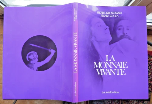 PIERRE KLOSSOWSKI LA MONNAIE VIVANTE photo PIERRE ZUCCA ERIC LOSFELD 1970 1/100