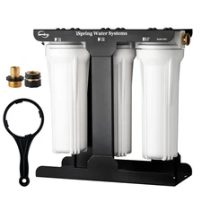 CW31 RV Water Filter System, 3-Stage RV Water Filtration System for Campers, 3/4