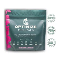 Optimize Minerals Multi - Mineral Daily Powder - Gluten Free, 30 Servings