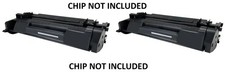 2PK Black Toner replace for HP CF258A NO CHIP 58A LaserJet Pro M404n MFP M428fdw
