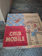 Vintage 1967 Dolly Toy Animal Shower Baby Crib MOBILE Nursery Mint Condition